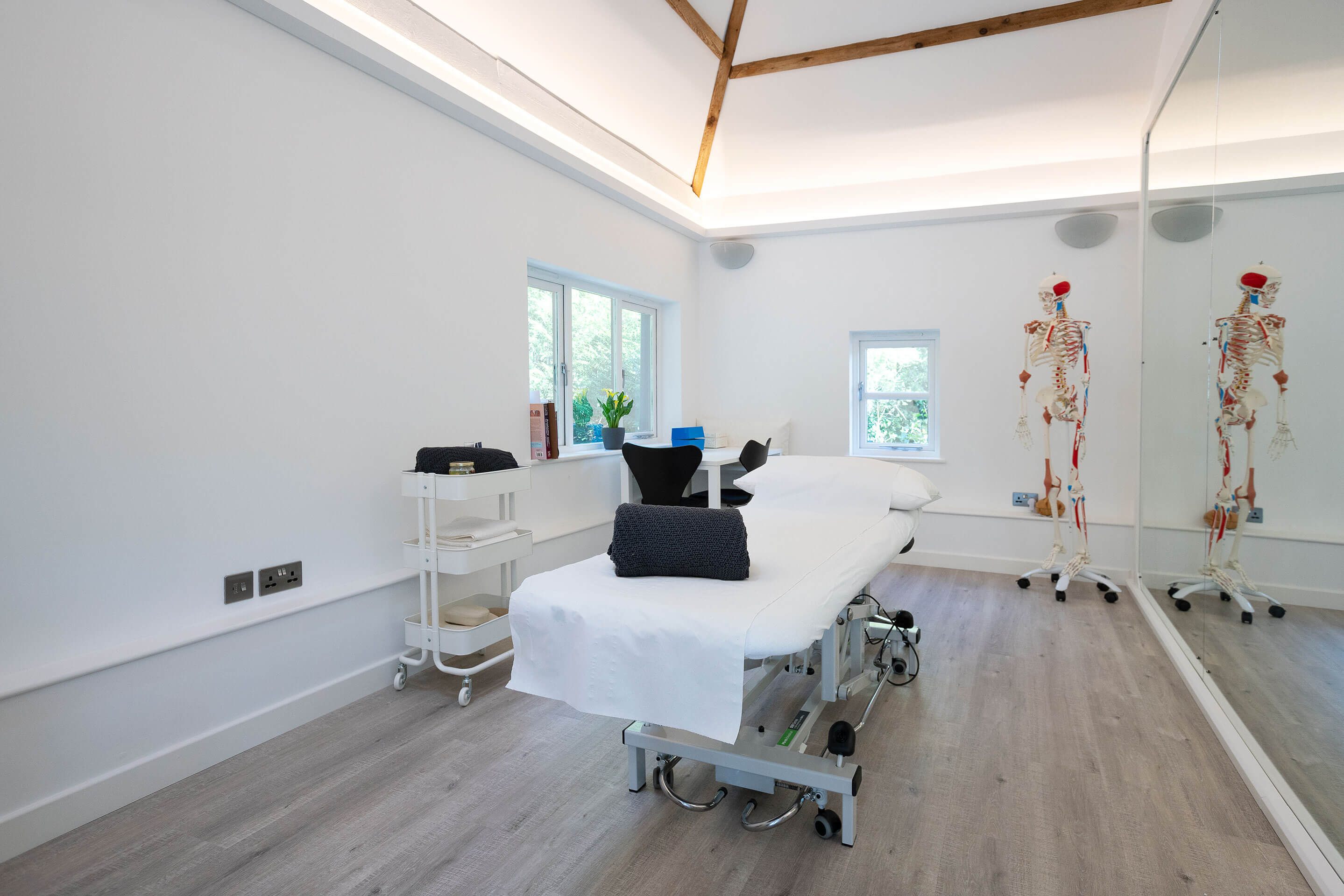 The Form Practice is located in a beautifully renovated barn with treatment rooms for Osteopathy, K Laser, Nutrition and Homeopathy