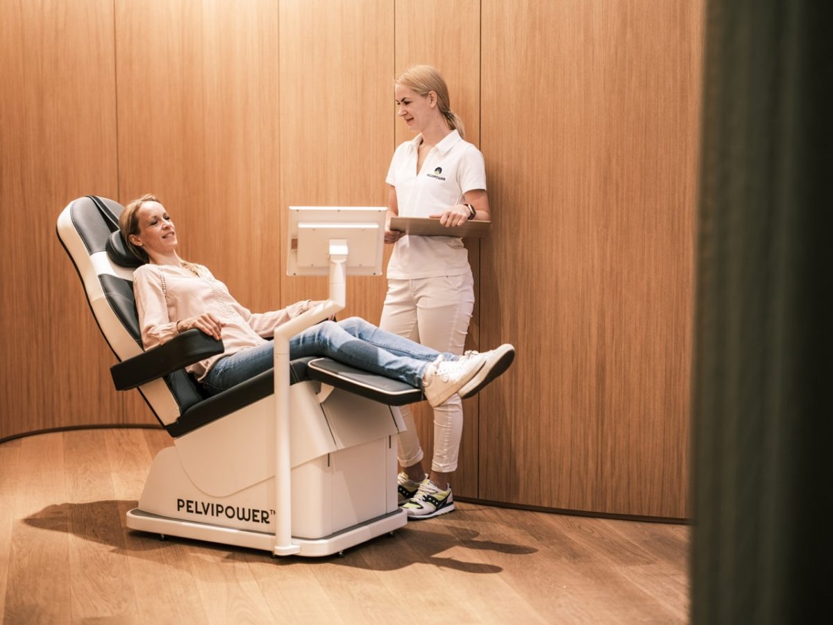 Pelvic health treatment with PelviPower equipment at The Form Practice